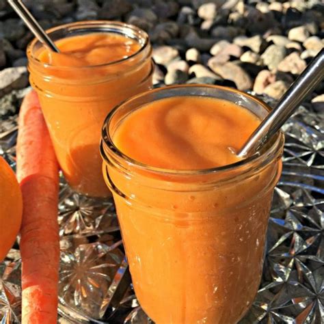 Fresh Carrot Orange Mango Smoothie Explorer Momma