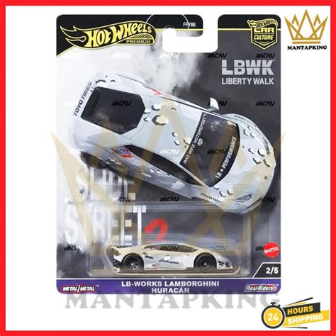 Hot Wheels Premium Car Culture Slide Street Series 2 2024 2 5 LB WORKS Lamborghini Huracan