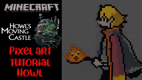 Minecraft Howls moving castle Pixel art tutorial - YouTube