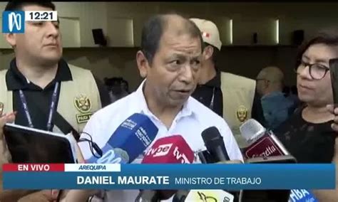 Ministro Daniel Maurate sobre investigación contra la fiscal de la