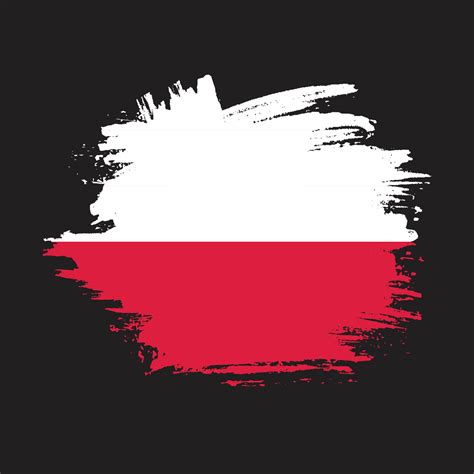 Vintage Poland grungy flag vector 16853673 Vector Art at Vecteezy