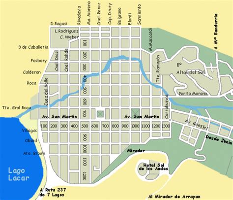 San Martin de los Andes Map - San Martin de los Andes Argentina • mappery