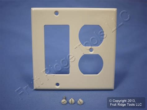 Leviton Decora Light Almond Gfci And Receptacle Wallplate Outlet Gfi Cover 80455 T Ebay