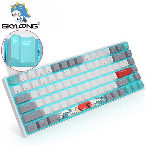 SKYLOONG GK84 Lite Gasket Custom Gaming Mechanical Keyboard Wireless Bluetooth RGB Hot Swap