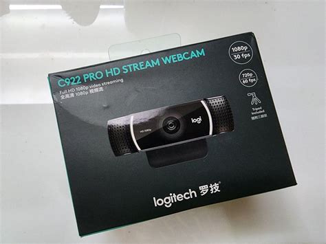 Logitech C922 Pro HD Stream Full HD Webcam 1080p 30fps with Tripod ...