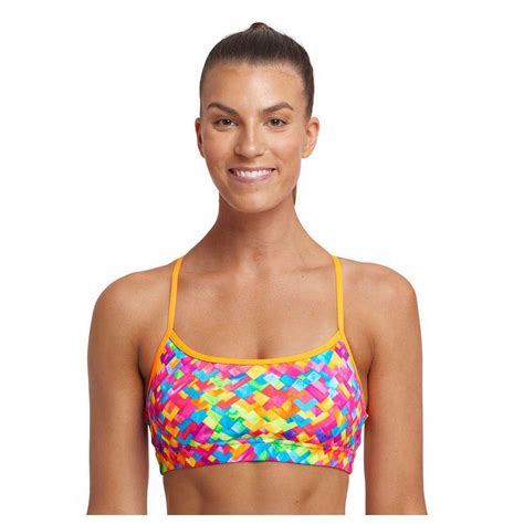 Funkita Stroke Rate Bikini Top Multicolor Swiminn