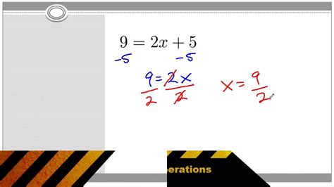 Linear Equations In Algebra