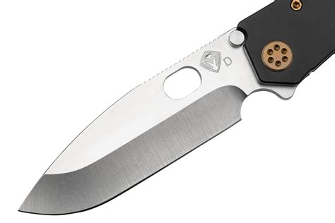 Medford 187 DP, D2 Tumbled Blade, PVD Handle pocket knife ...