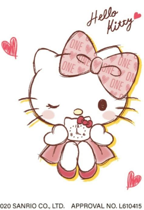 Pin de Liz Kurumu en hello kitty Fondos de hello kitty Ilustración