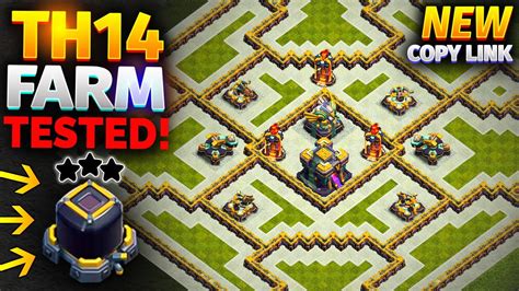 NEW TH14 BASE | BEST FARMING/TROPHY Base Design for TOWN HALL 14 ...