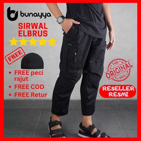 Jual Sirwal Elbrus Bunayya Sirwal Outdoor Bunayya Sunnah Clothing