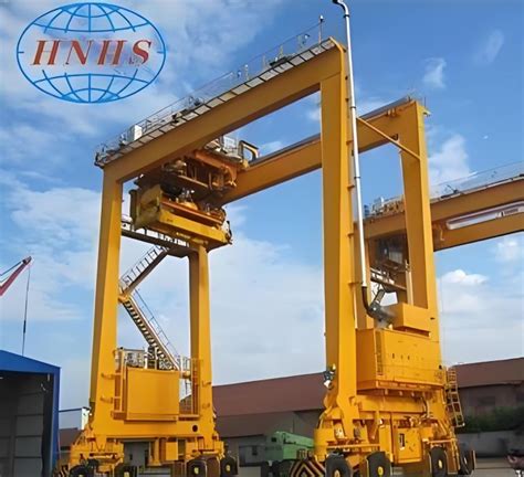 Huasui Rtg Double Girder Gantry Crane For Port With Ce Certificate