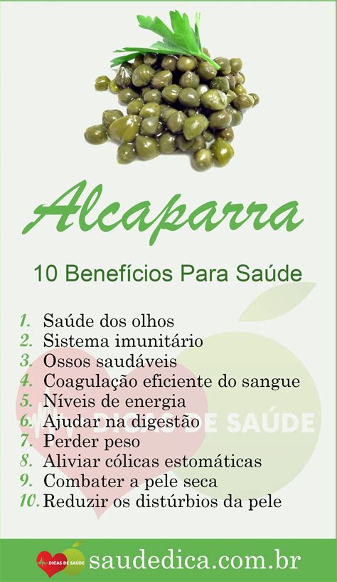 Os 10 Benefícios da Alcaparra Para Saúde #alcaparra # ...