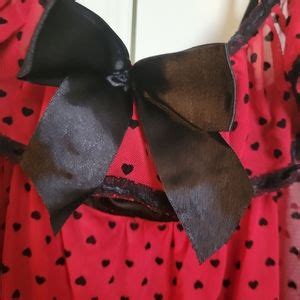 Victoria S Secret Intimates Sleepwear Valentines Day Sexy Lingerie Heart Peek A Boo Night