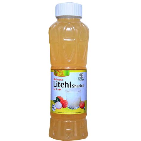 Natraj The Right Choice Litchi Sharbat 750 Ml Natraj Foods