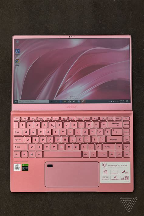 MSI Prestige 14 review: hot pink and hot in your lap - The Verge