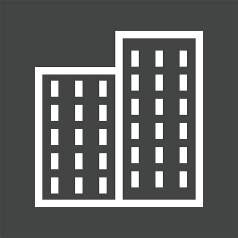 Apartments Line Inverted Icon Vector Art At Vecteezy