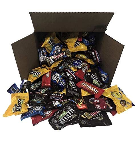 Bulk Chocolate (5.6 lb) Mini Candy Bars Variety Pack, Gift Box for ...