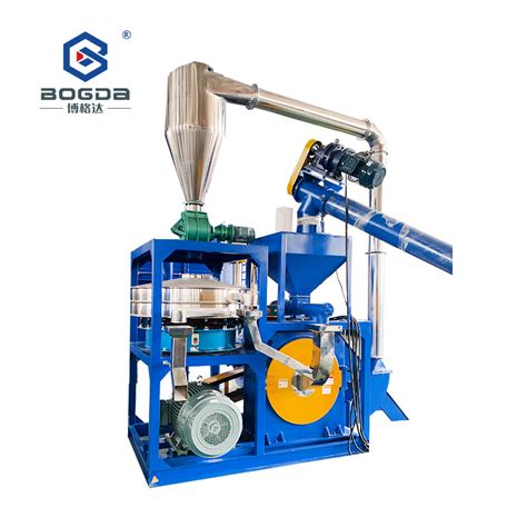 Bogda New Plastic Recycling Machine Vertical Grinding Disc Pe Pp Pvc