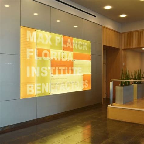 Backlit Glass Feature Wall Custom Illuminated Graphics GPI Design