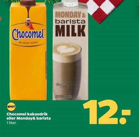 Chocomel Kakaodrik Eller Monday Barista 1 Liter Tilbud Hos Netto