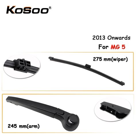 KOSOO Auto Rear Car Wiper Blade For MG 5 275mm 2013 Onwards Rear Window