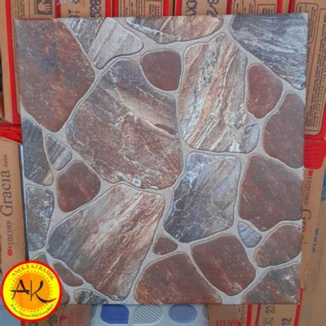 Jual Keramik Lantai Dinding Kasar Motif Batu Alam Timbul X Viedma