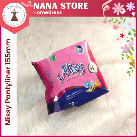 Jual Missy Pantyliner Pembalut Softex Pantyliner Bebas Klorin Herbal