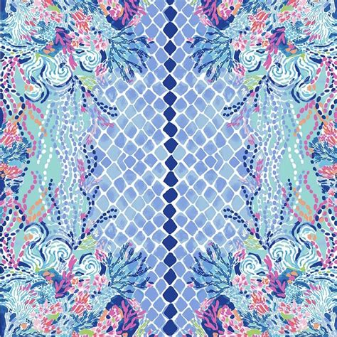 Lilly Pulitzer Multi Hidden Treasure Engineered Lilly Pulitzer