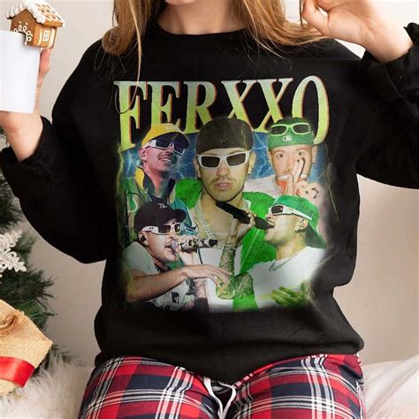 Ferxxo Merch T Shirt Animated Feid Glasses Sound Just Like Inspire