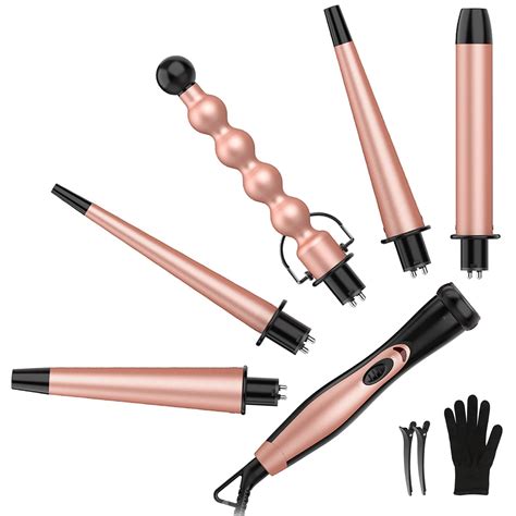 Amazon In Curling Iron Set Bestope Pro Curling Wand Iron