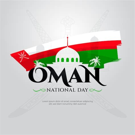 Free Vector Flat Design National Day Of Oman