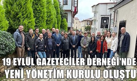 Ordu Eyl L Gazeteciler Derne I Nde Yeni Y Netim Belli Oldu Medya