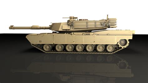 Tank M1A1 3D Model - TurboSquid 2133001