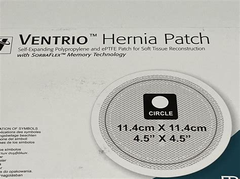 New Bard Ventrio Hernia Patch 0010214 Exp2023 08 A21 Ventrio Hernia