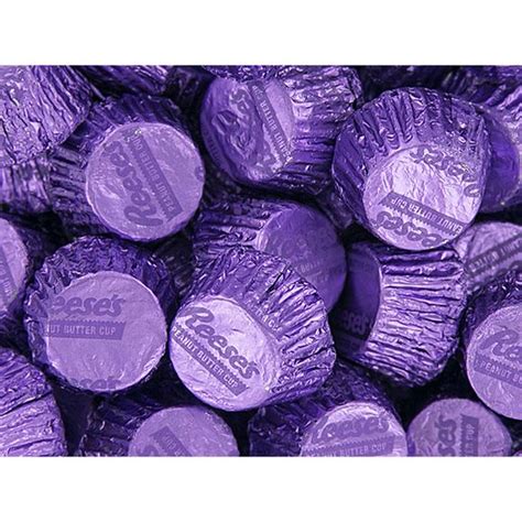 Reeses Peanut Butter Cups Miniatures Purple 200 Piece Bag Purple