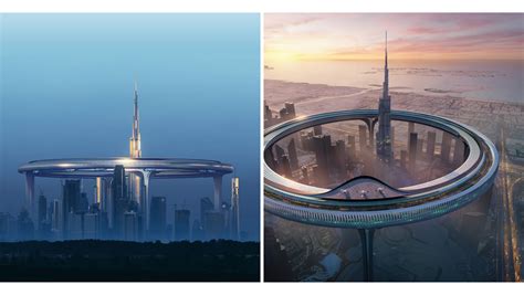 Check Out This Design Concept Of A Giant ‘550m Tall Ring Surrounding