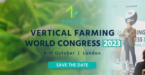 Vertical Future Is Going To The 4th Annual Vertical Farming World Congress In October