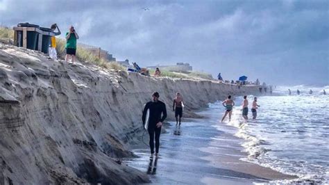 Strange 10 Foot Cliff Appears Out Of Nowhere On Outer Banks Beach