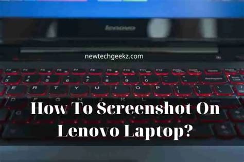 How To Screenshot On Lenovo Laptop Windows 11