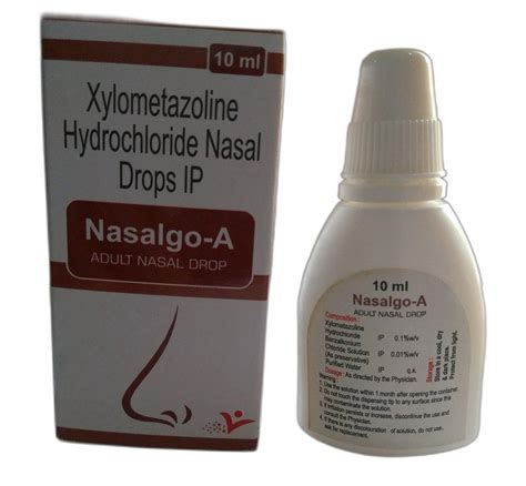 Nasalgo A Xylometazoline Hydrochloride Nasal Drops Ip Packaging Type