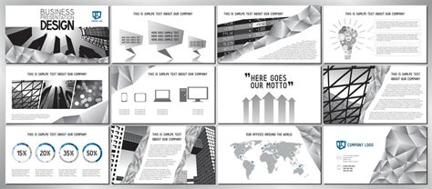 Business presentation template 16062951 Vector Art at Vecteezy