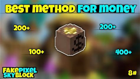 Best Money Making Method Fakepixel Skyblock 8 YouTube