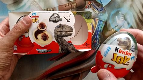 KINDER JOY JURASSIC WORLD 2021 APRIAMO UN NUOVO PACCO YouTube