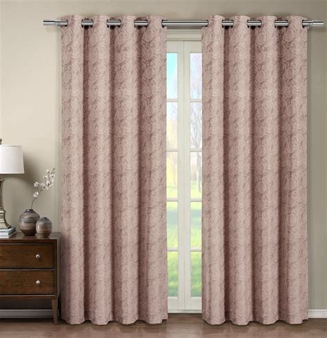 Royal Tradition Tabitha 54 Inch Wide X 96 Inch Long Jacquard Grommet