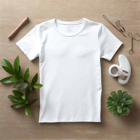 Maqueta De Camiseta En Blanco Foto Premium