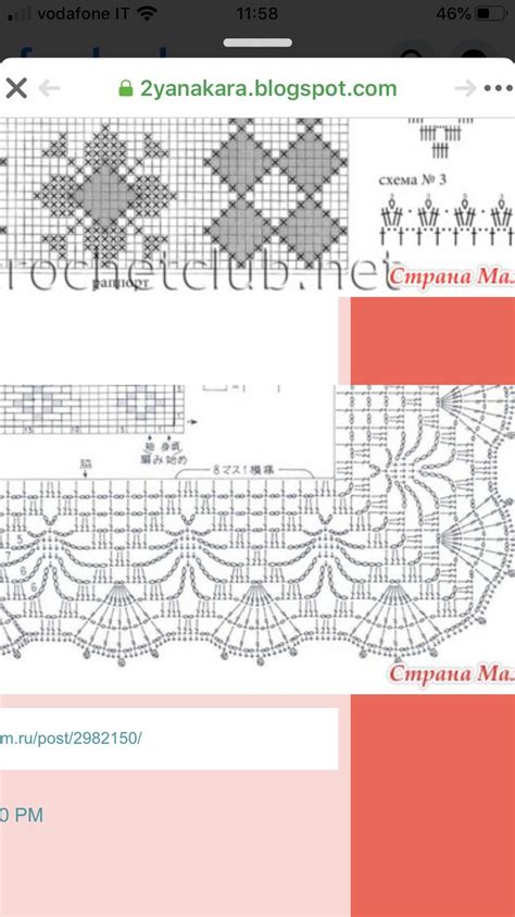 Pin Di Licia Rubin Su Bordi A Uncinetto Schema Uncinetto Uncinetto