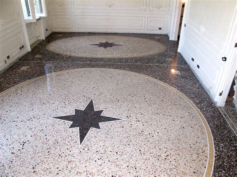 Terrazzo Pavimento In Graniglia A F Mosaici