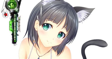 Sword Art Online Sugu Kirigaya Sexy Mizugi Nekomimi Render V Ors Anime