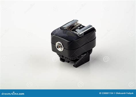 Hot Shoe Flash Trigger Sync Adapter Stock Photo Image Of Themes Equipment